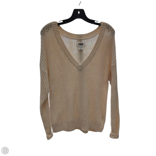 Sweater By Pink In Ivory, Size: S