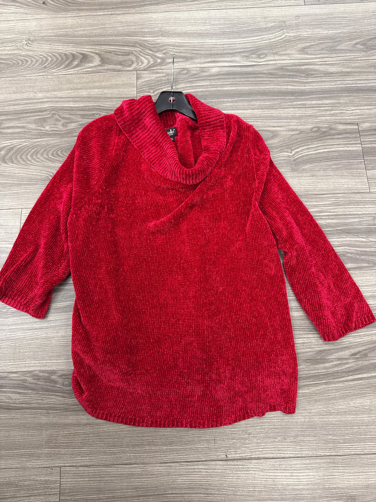 Sweater By Rafaella In Red, Size: 2x