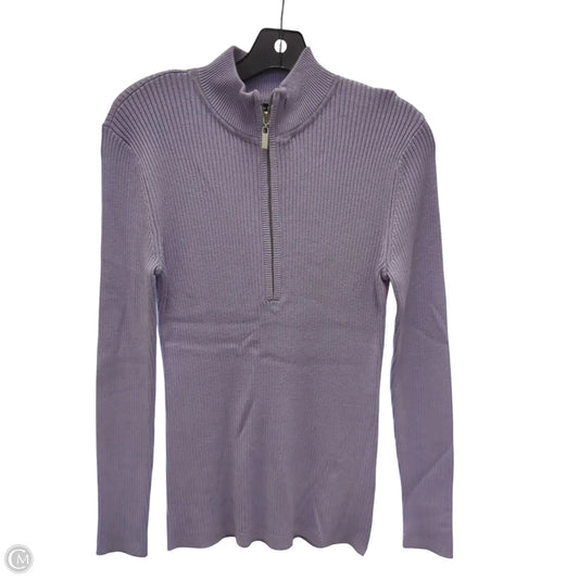 Top Long Sleeve By Boston Proper In Purple, Size: S