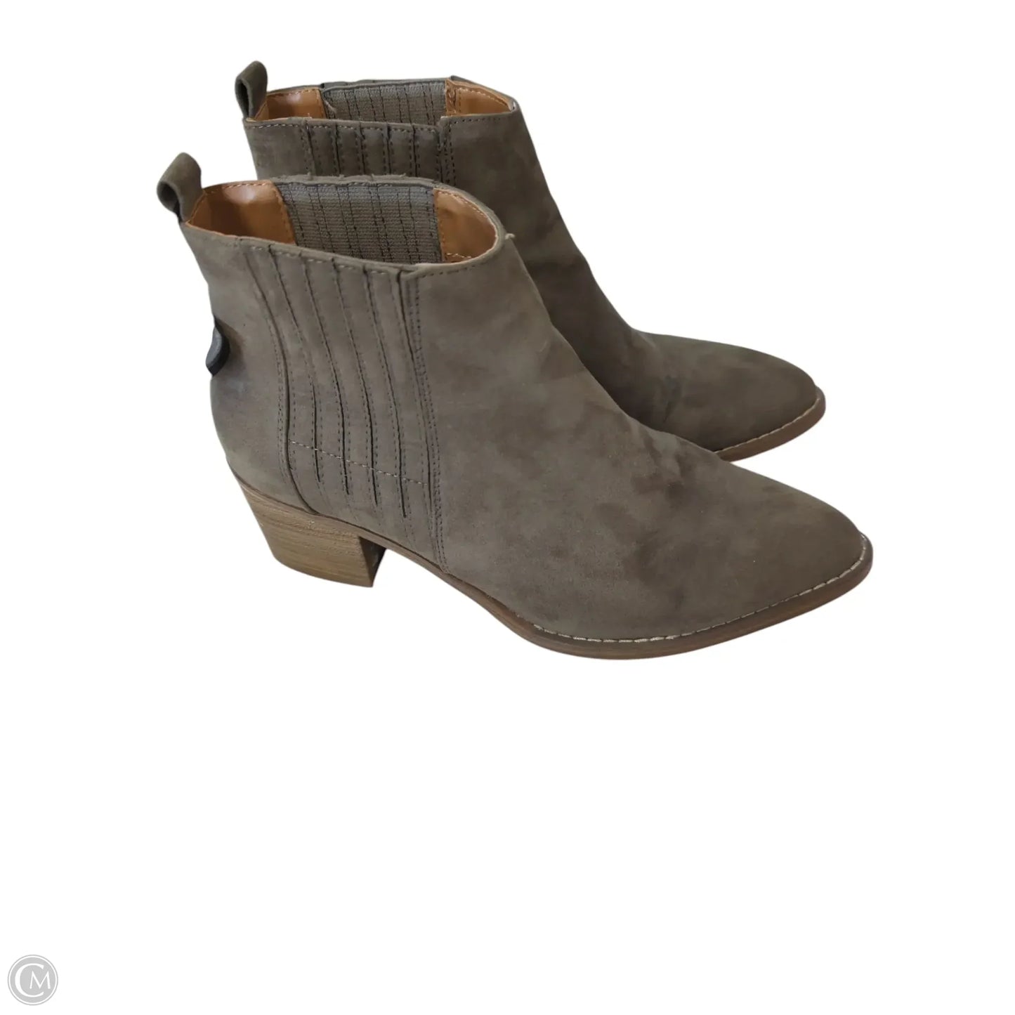 Boots Ankle Heels By Universal Thread In Brown, Size: 7.5