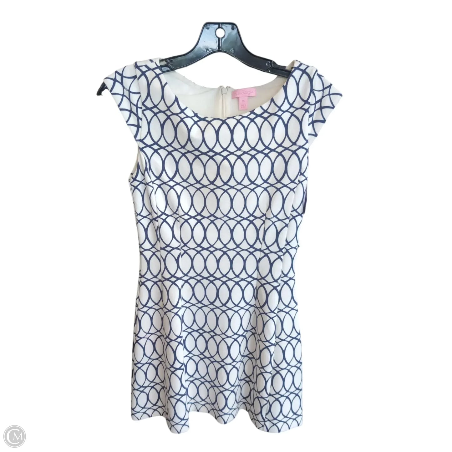 Dress Designer By Lilly Pulitzer In Blue & White, Size: Xs