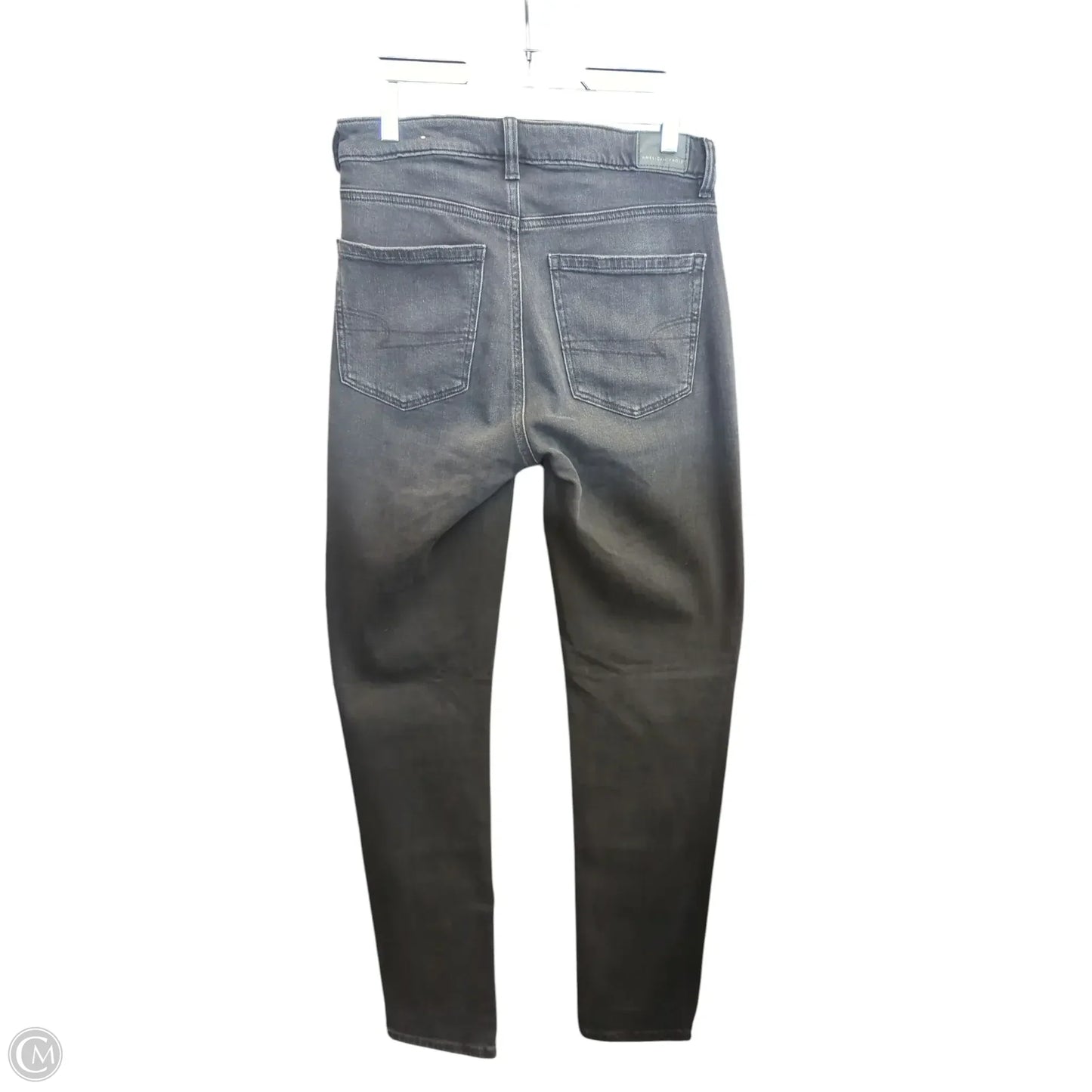 Jeans Straight By American Eagle In Black, Size: 2l