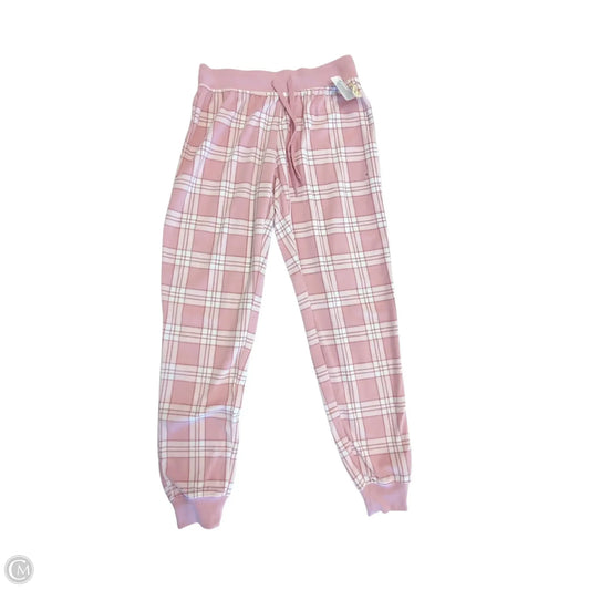 Pajama Pants By Aeropostale In Pink & White, Size: S