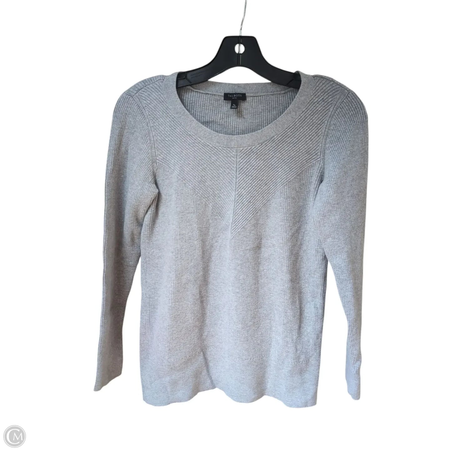 Sweater By Talbots In Grey, Size: Sp