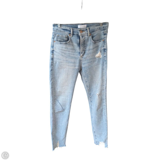Jeans Skinny By Loft In Blue Denim, Size: 4p
