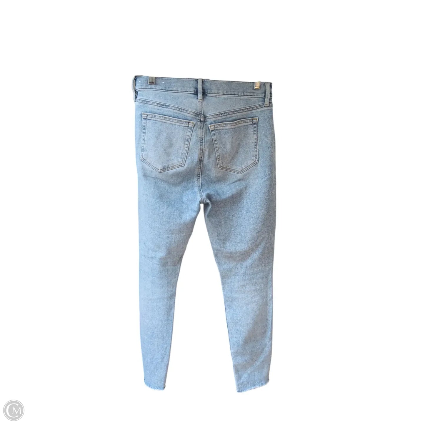 Jeans Skinny By Loft In Blue Denim, Size: 4p