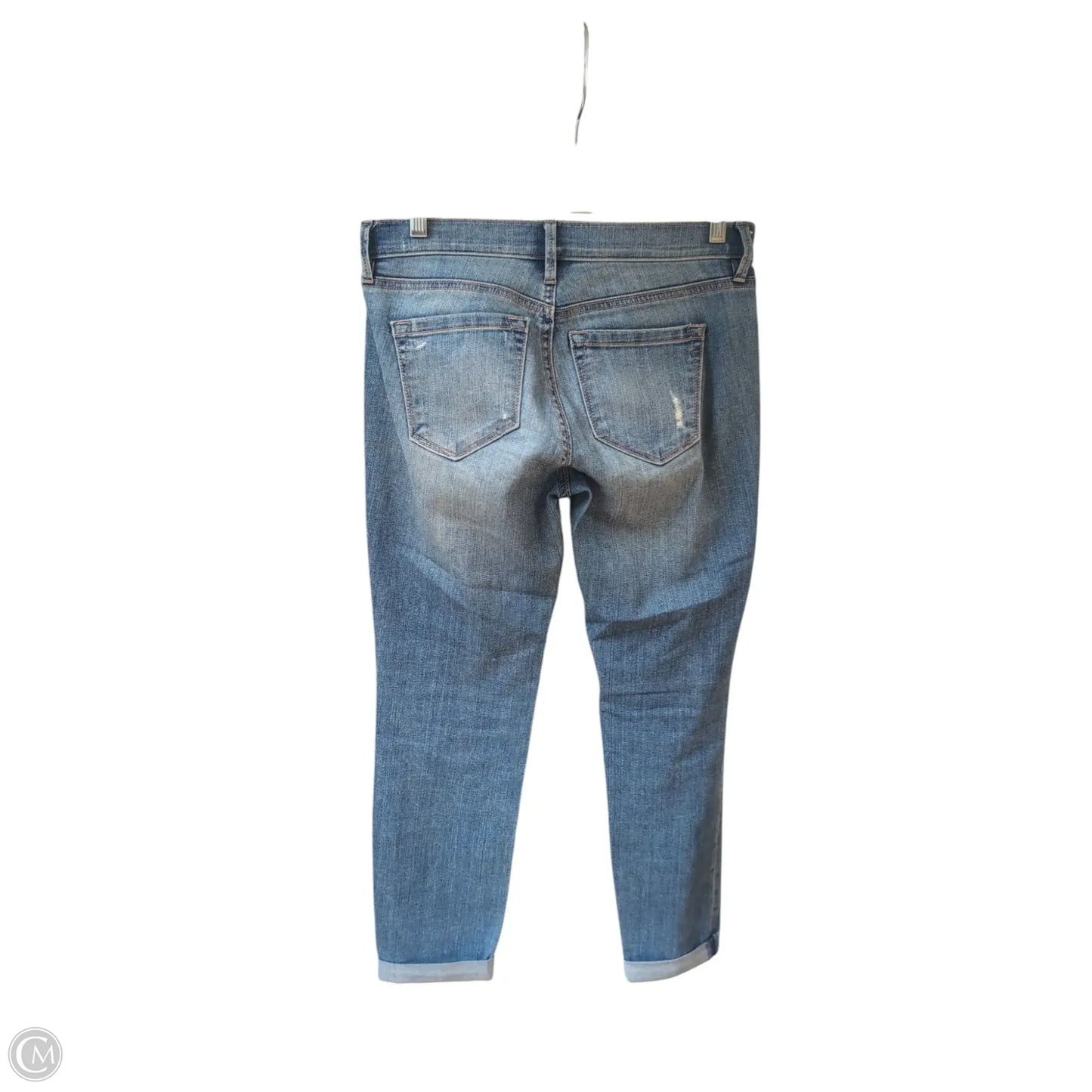 Jeans Straight By Loft In Blue Denim, Size: 0p
