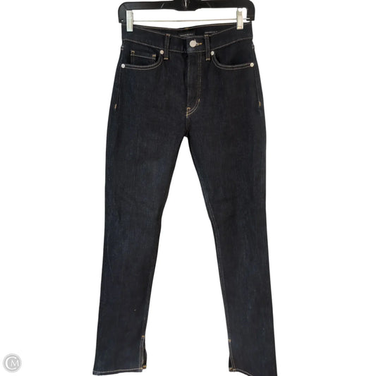 Jeans Skinny By Banana Republic In Blue Denim, Size: 4p