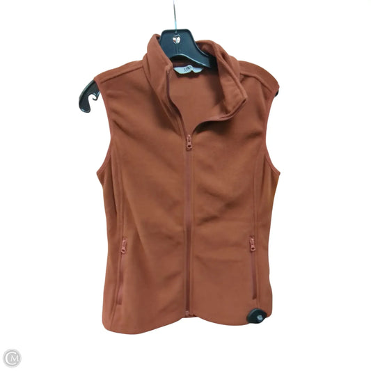 Vest Fleece By Clothes Mentor In Orange, Size: Xs