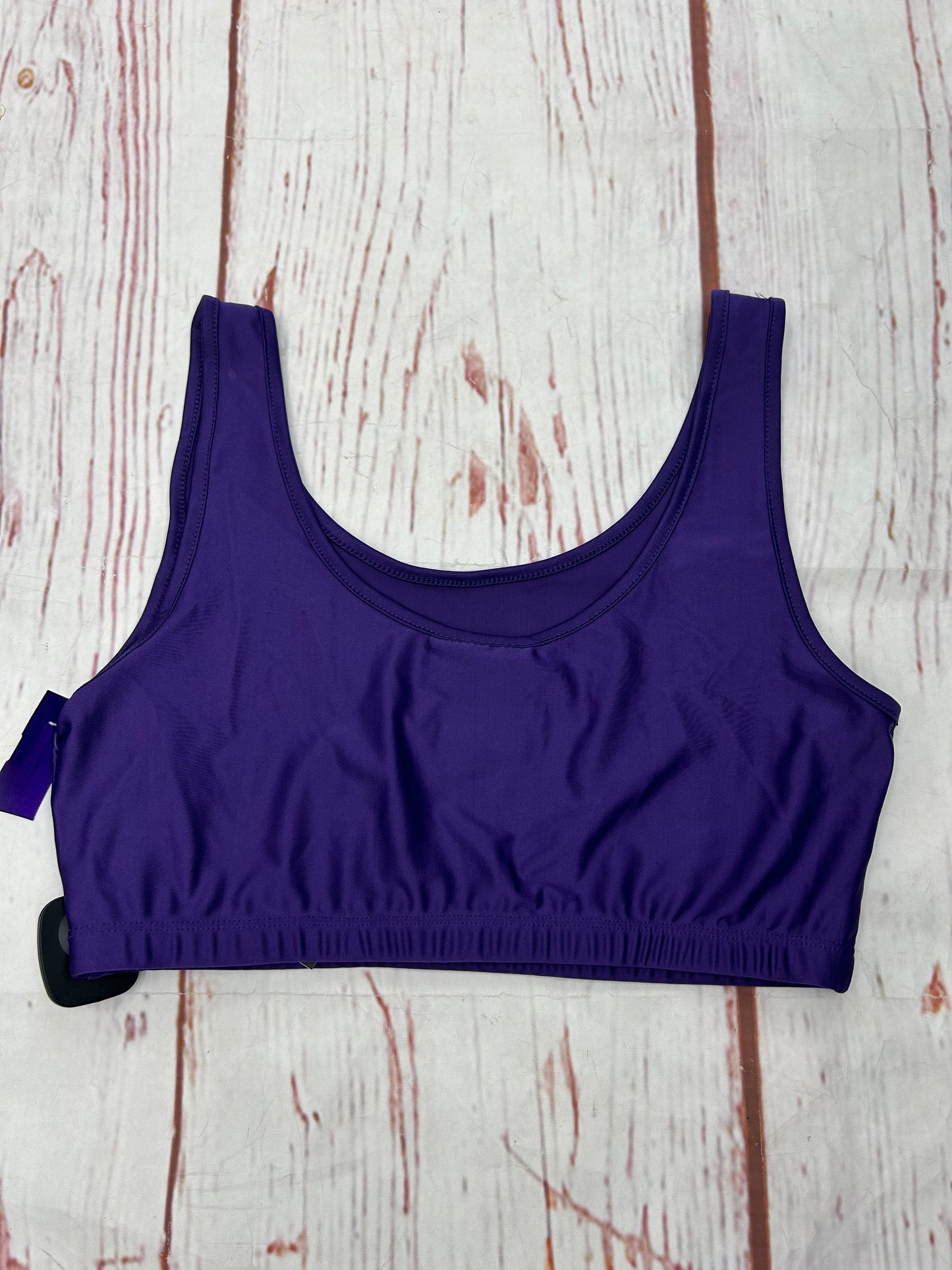 Athletic Bra By Forever 21 In Purple, Size: L