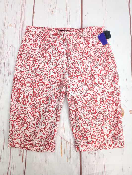 Capris By Bandolino In Red White, Size: 10