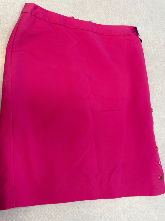 Pink Skirt Midi Worthington, Size 6petite