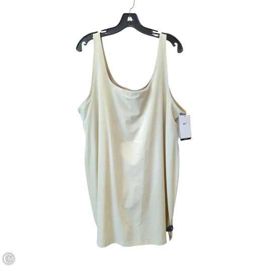 Athletic Dress By Nike In Taupe, Size: 2x