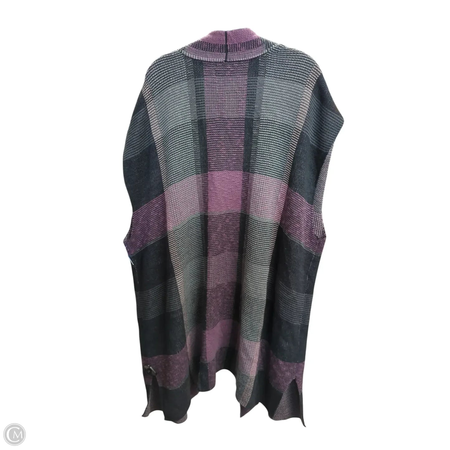 Cardigan By Chaps In Plaid Pattern, Size: 3x
