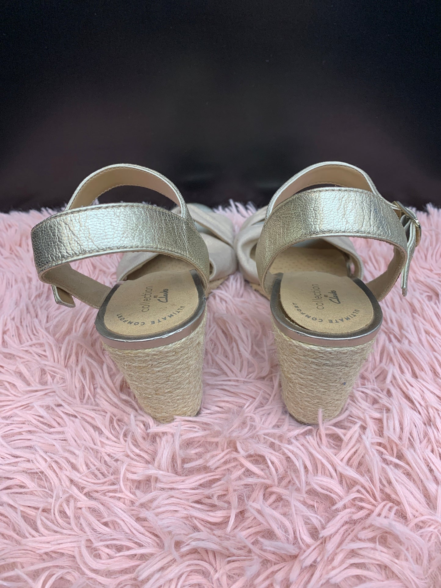 Shoes Heels Wedge By Clarks  Size: 9.5