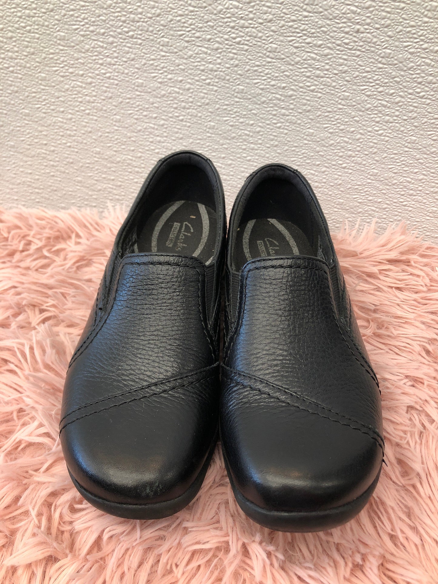 Black Shoes Flats Other Clarks, Size 6