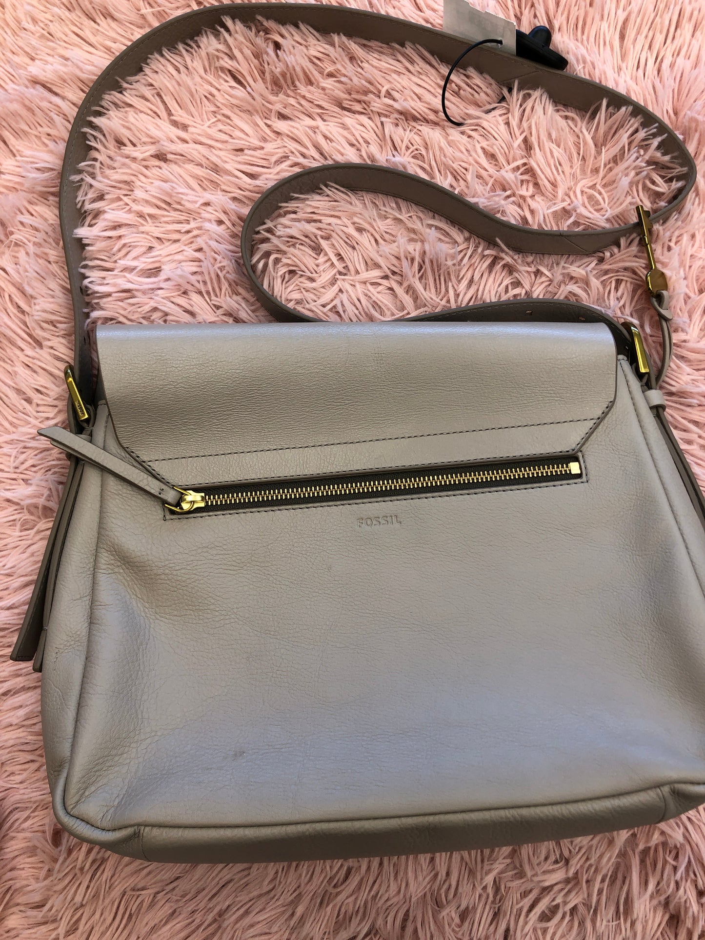 Handbag Leather By Fossil  Size: Large