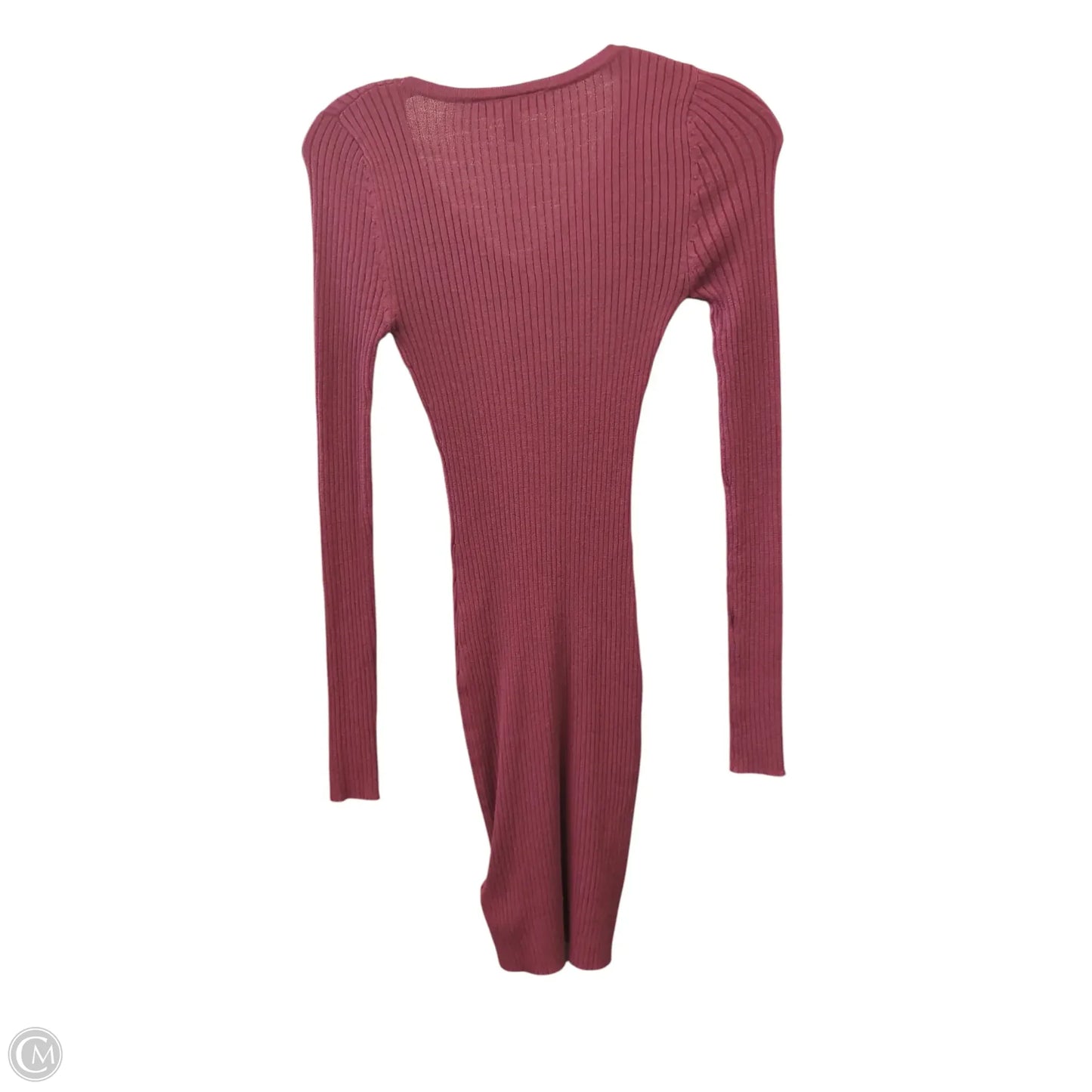 Dress Casual Midi By Derek Heart In Maroon, Size: S