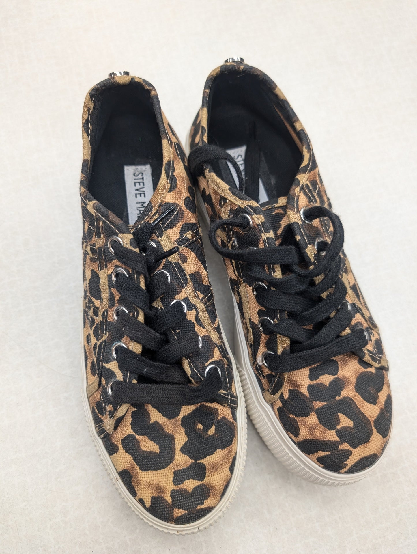 Shoes Sneakers By Steve Madden In Animal Print, Size: 6