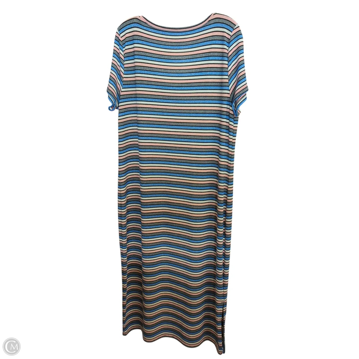 Dress Casual Maxi By Loft In Striped Pattern, Size: Xl