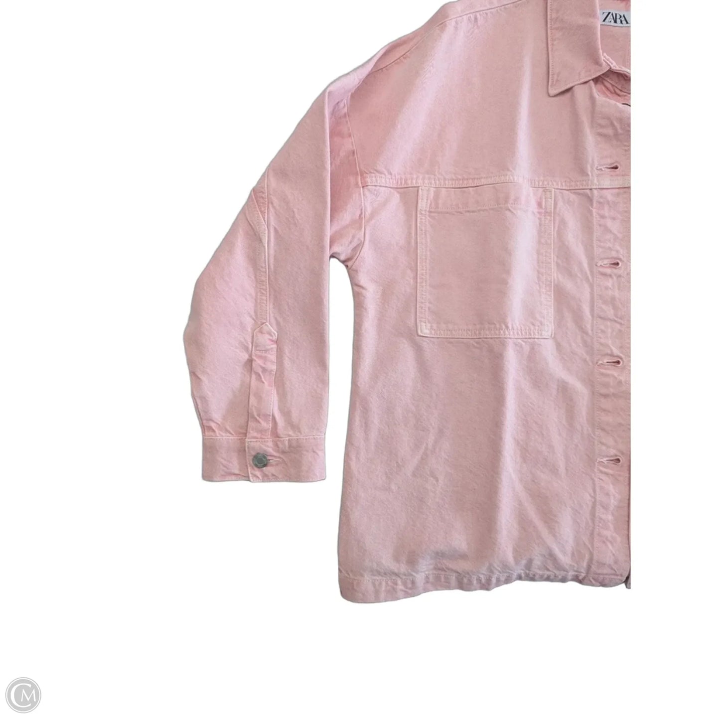 Jacket Denim By Zara, Size: L