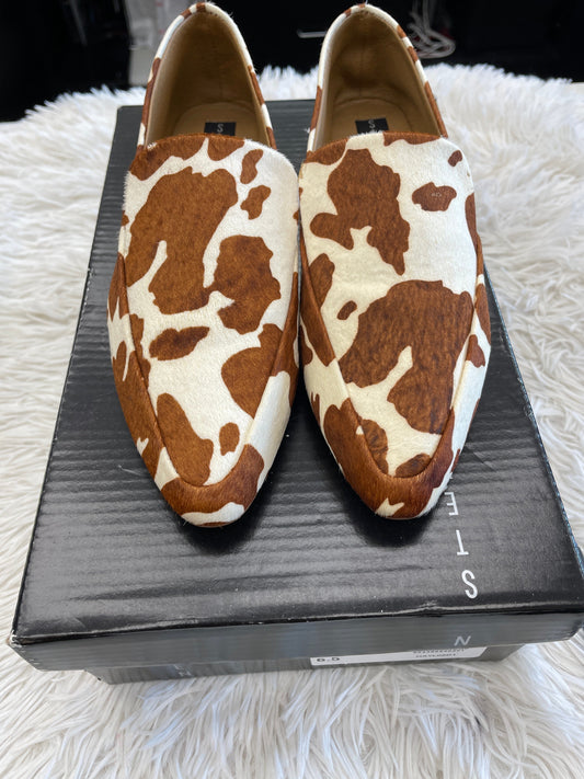 Animal Print Shoes Flats Boat Steve Madden, Size 6.5