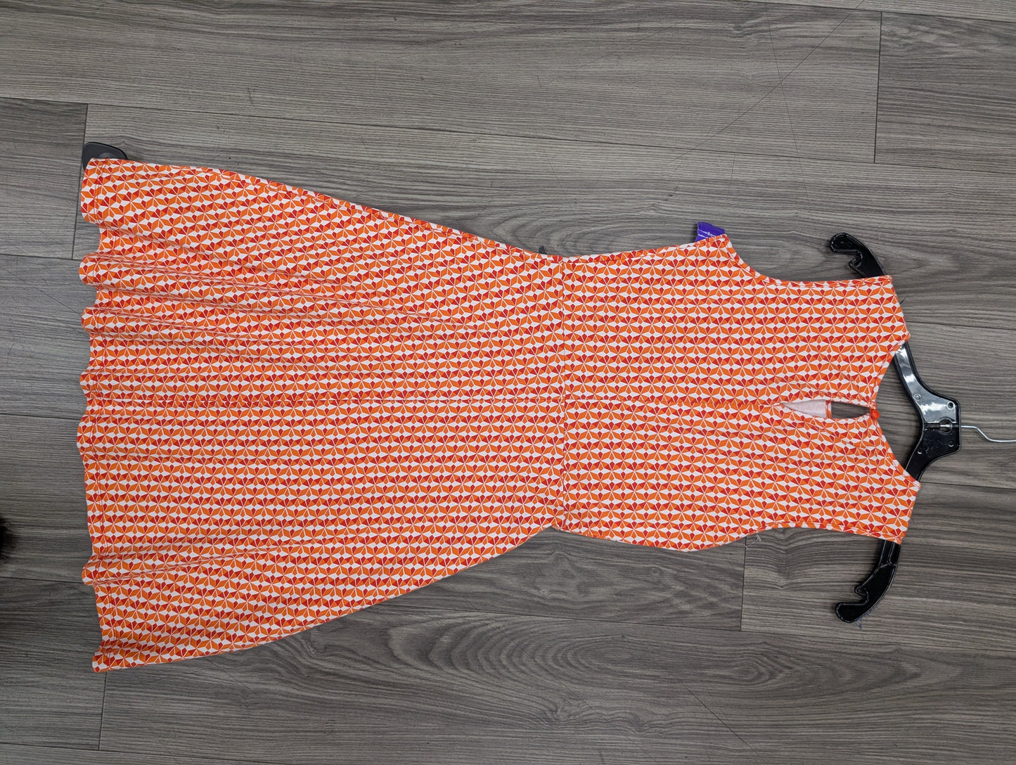 Dress Casual Midi By New York And Co In Orange, Size: Xs