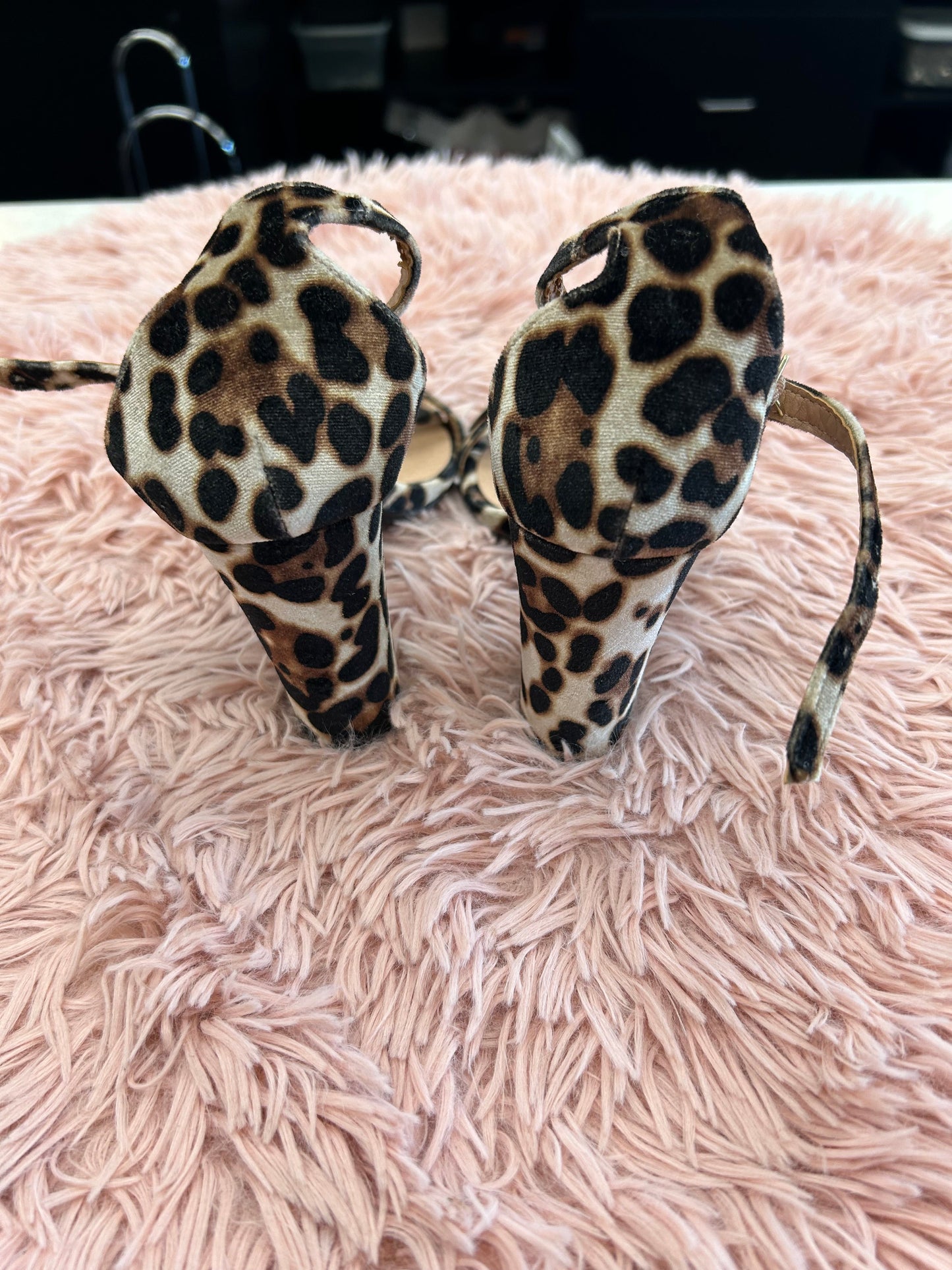 Shoes Heels Block By Madden Girl In Animal Print, Size: 6