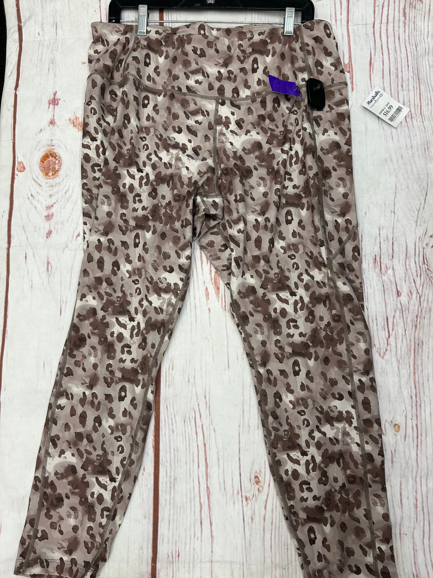 Athletic Leggings By Apana In Animal Print, Size: Xxl