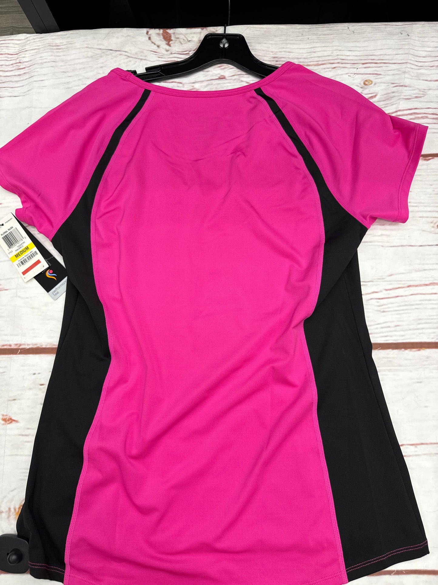 Athletic Top Short Sleeve By Ideology In Hot Pink, Size: M