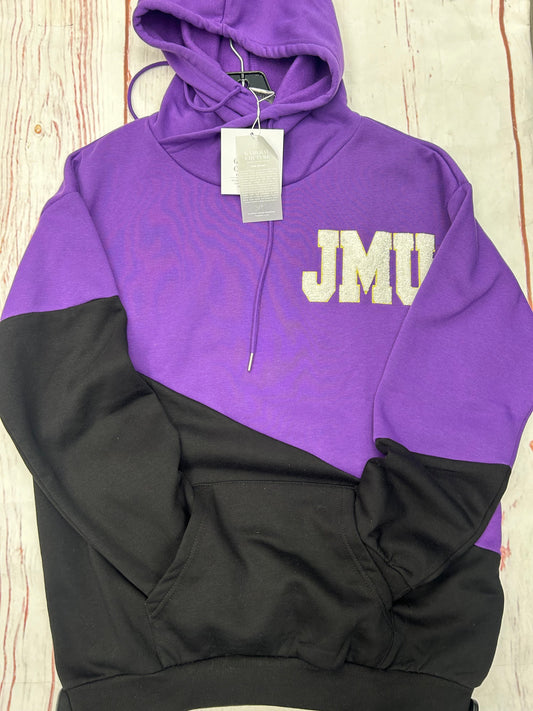 Sweatshirt Hoodie By Clothes Mentor In Purple, Size: M