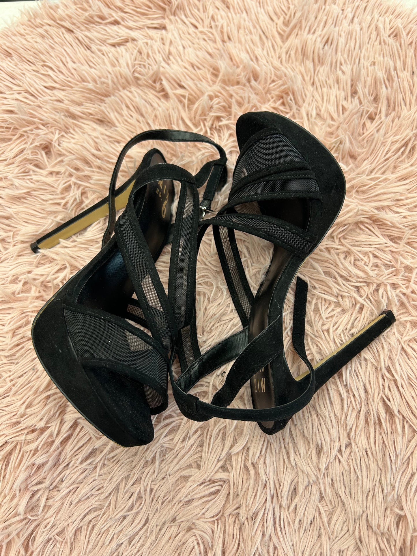 Shoes Heels Stiletto By Mix No 6 In Black, Size: 8.5