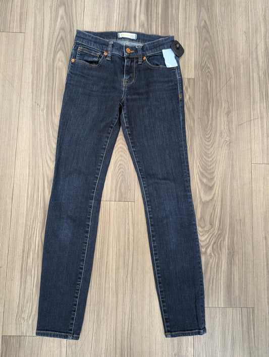 Jeans Skinny By Madewell In Blue, Size: 0