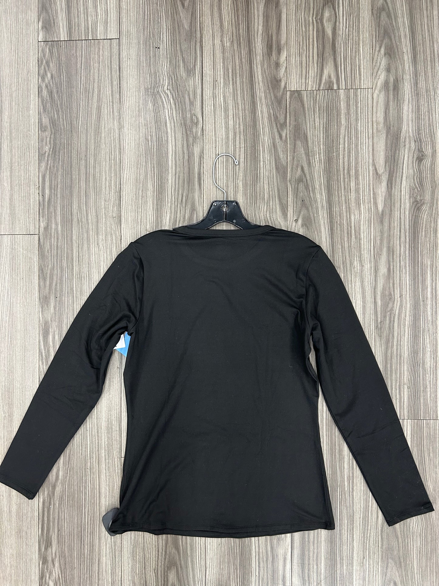 Top Long Sleeve By 32 Degrees In Black, Size: L