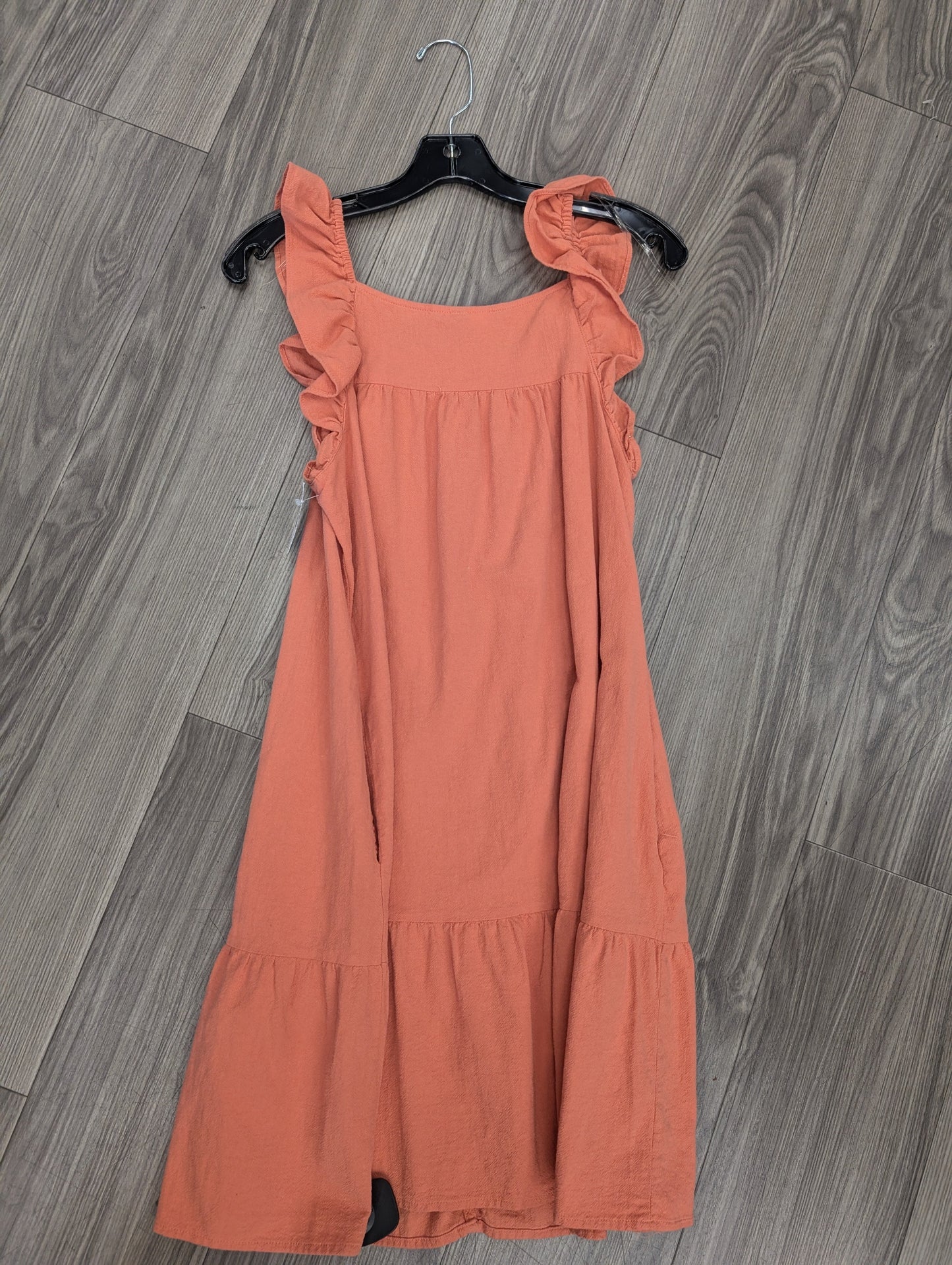 Dress Casual Midi By Universal Thread In Coral, Size: Xs