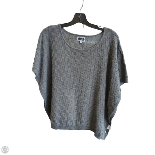 Poncho By Mudpie In Grey, Size: Osfm