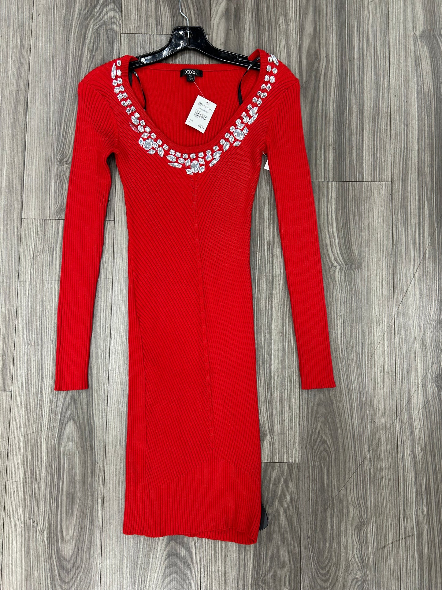 Dress Casual Midi By Versona In Red, Size: S