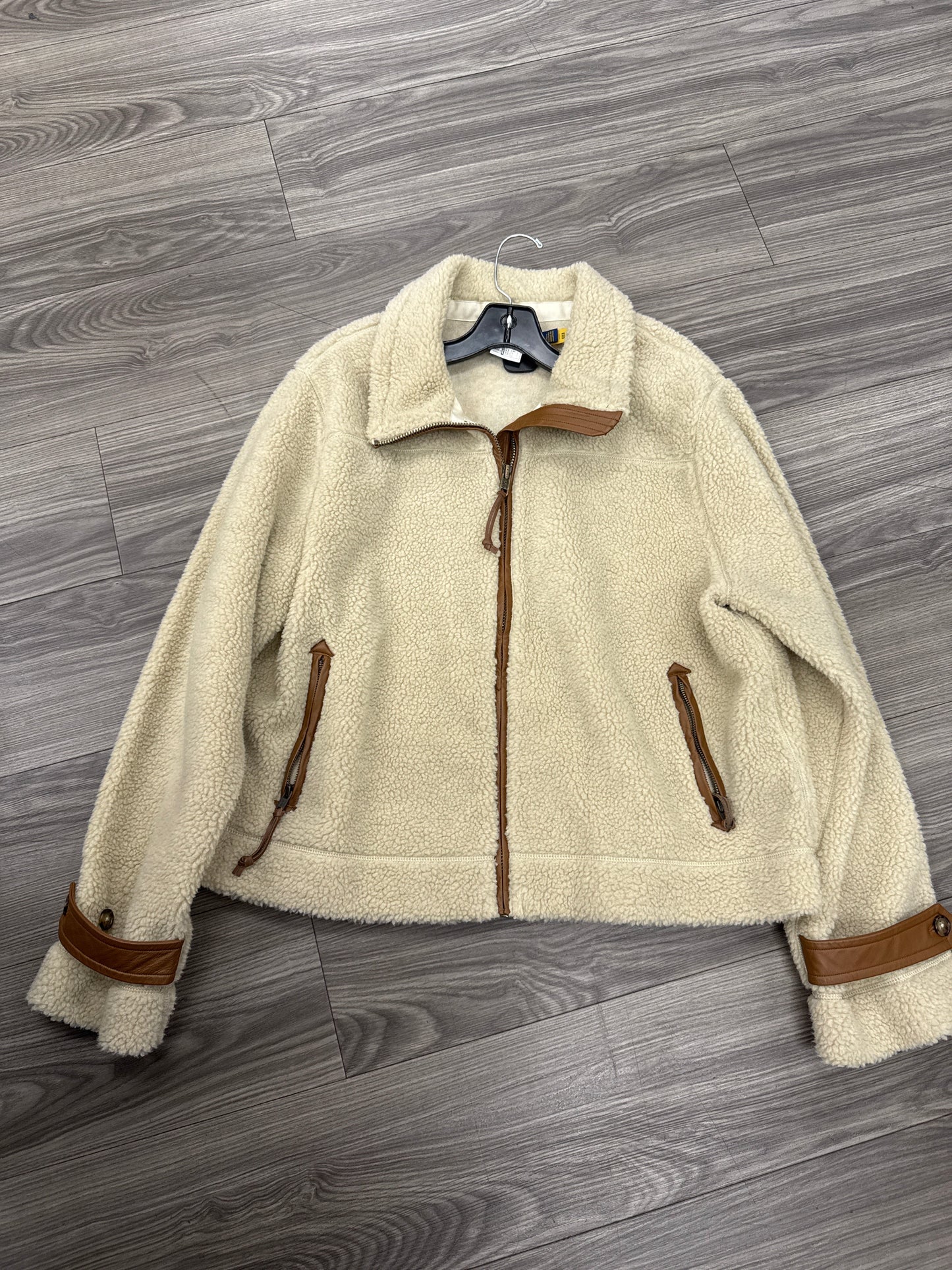 Jacket Faux Fur & Sherpa By Polo Ralph Lauren In Brown, Size: Xxl