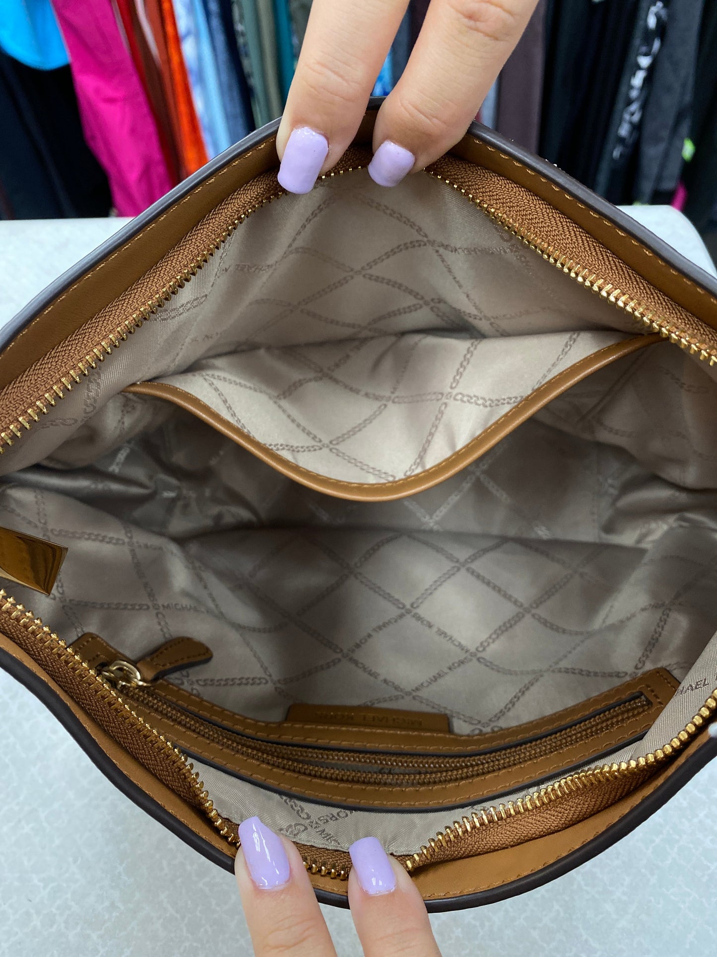 Handbag Designer By Michael Kors, Size: Large