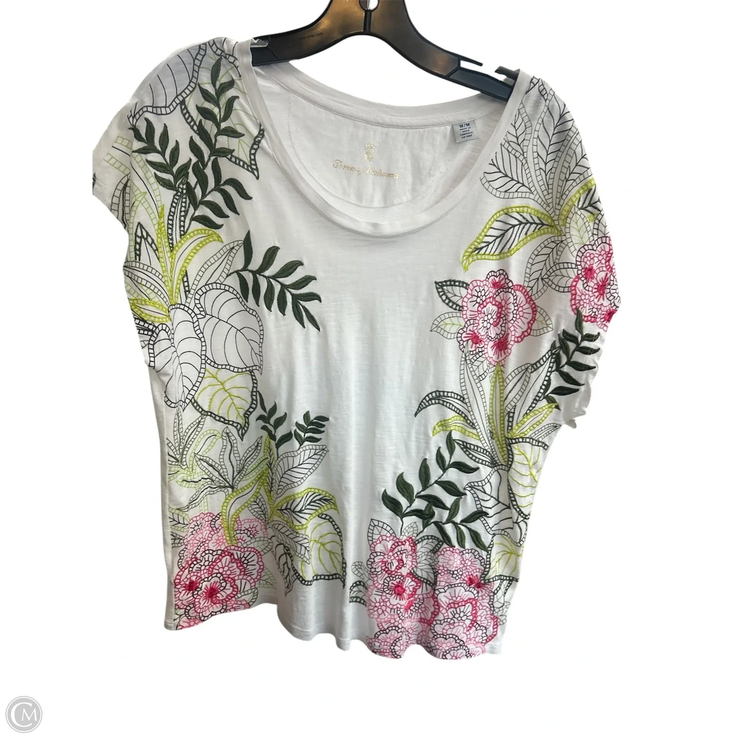 Top Short Sleeve By Tommy Bahama In White, Size: M