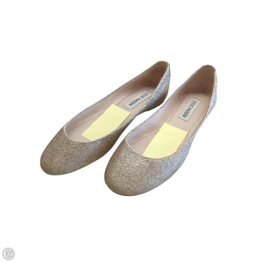 Shoes Flats By Steve Madden In Gold, Size: 7.5