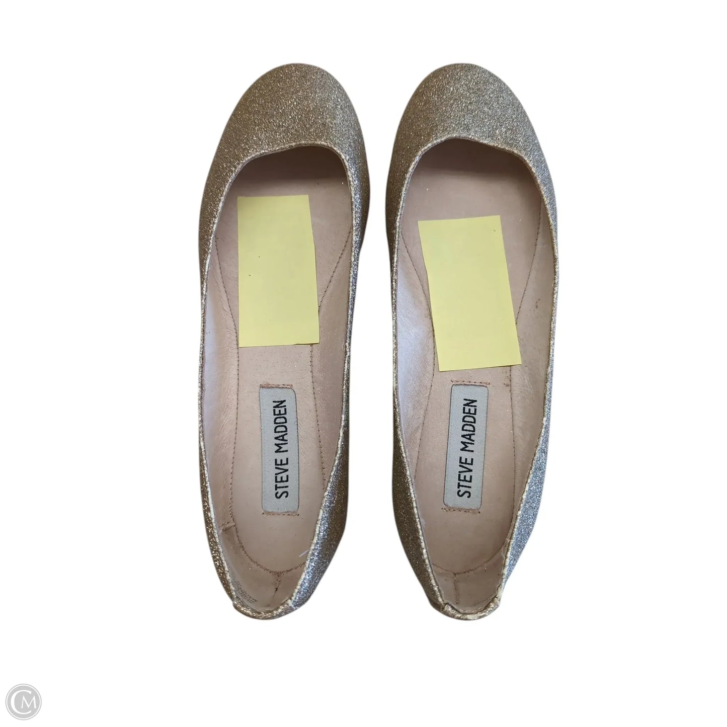 Shoes Flats By Steve Madden In Gold, Size: 7.5