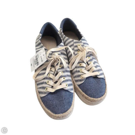 Shoes Flats By Liz Claiborne In Blue, Size: 7.5