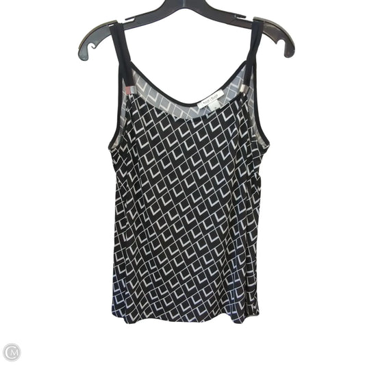 Top Sleeveless By White House Black Market In Black & White, Size: M