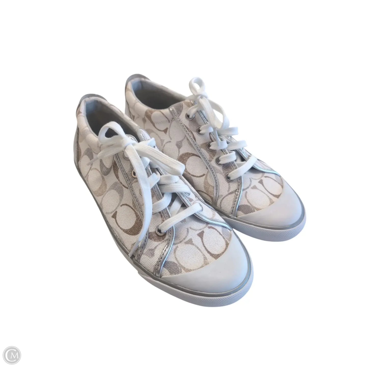 Shoes Designer By Coach In White, Size: 10