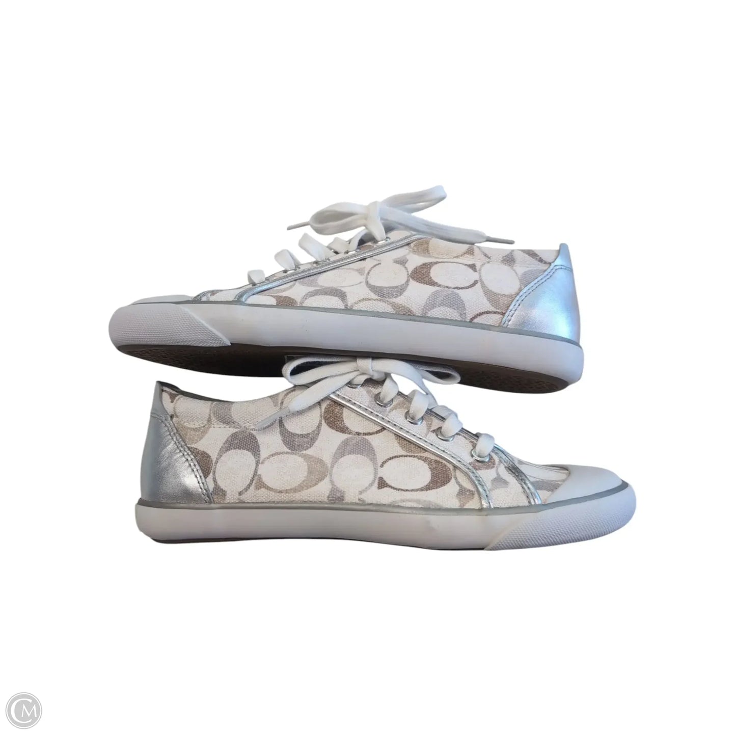 Shoes Designer By Coach In White, Size: 10