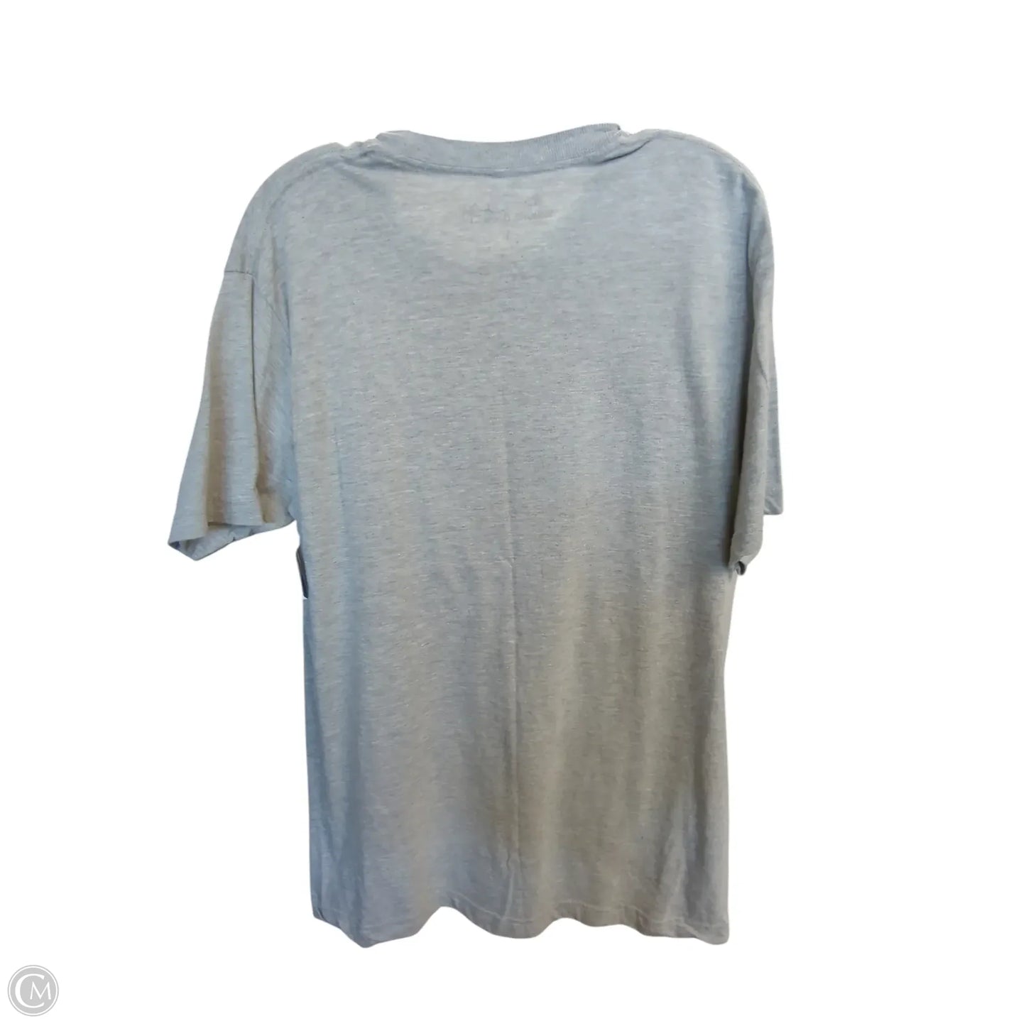 Top Short Sleeve By Clothes Mentor In Grey, Size: L