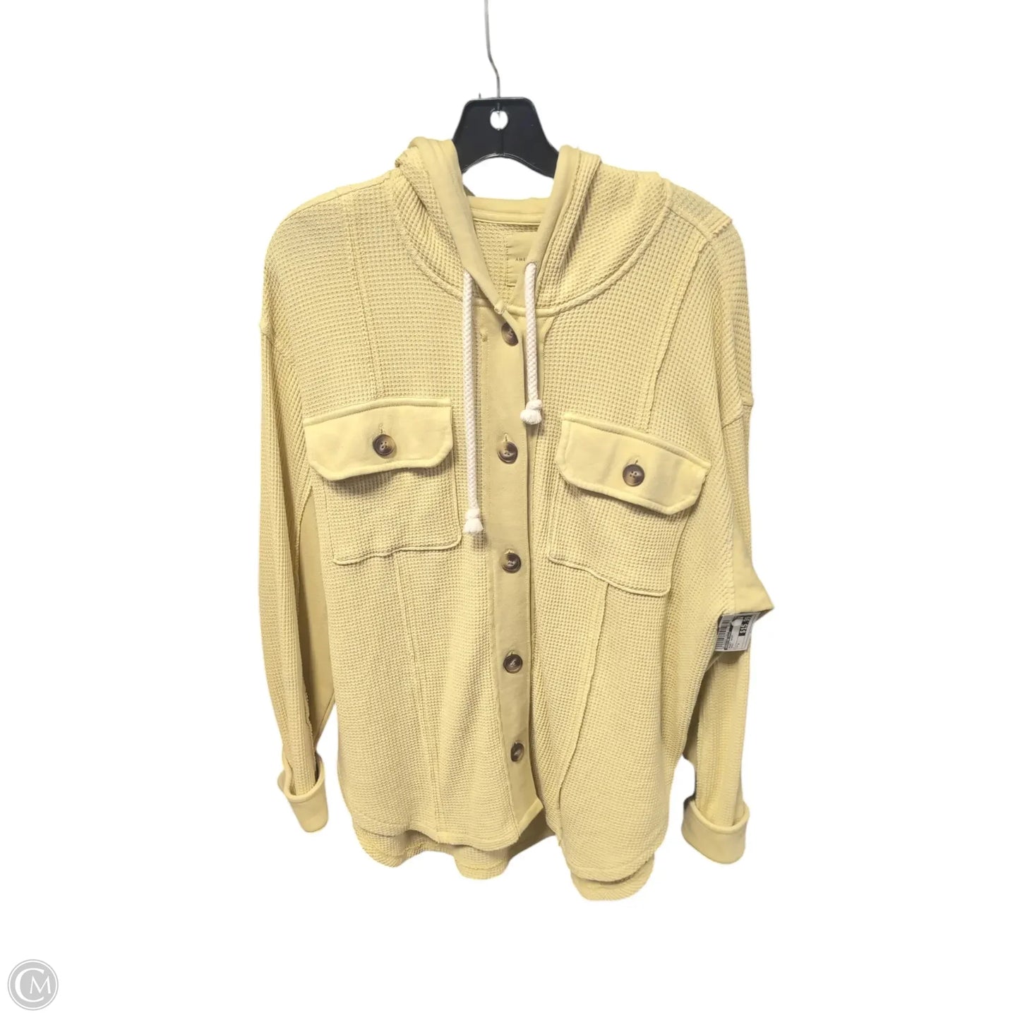 Jacket Shirt By American Eagle In Green, Size: M
