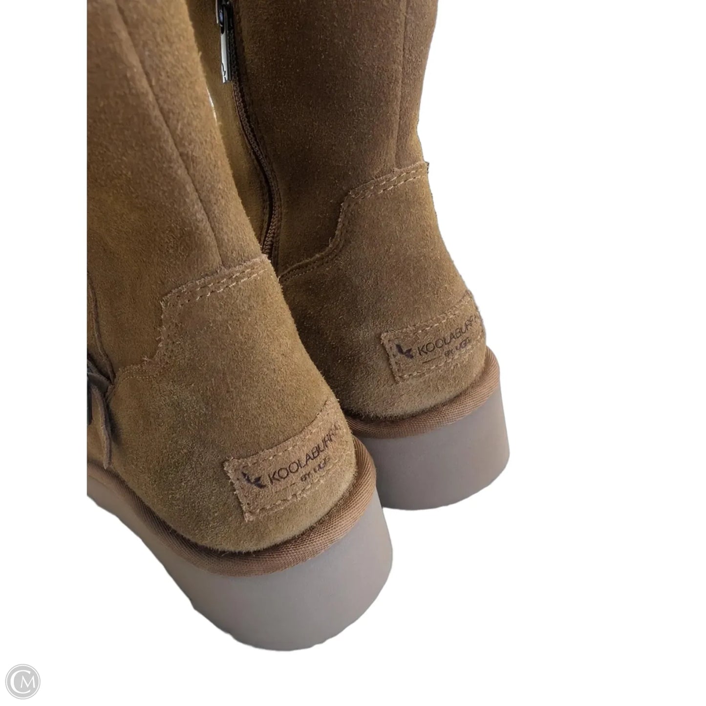 Boots Mid-calf Flats By Koolaburra By Ugg In Brown, Size: 10