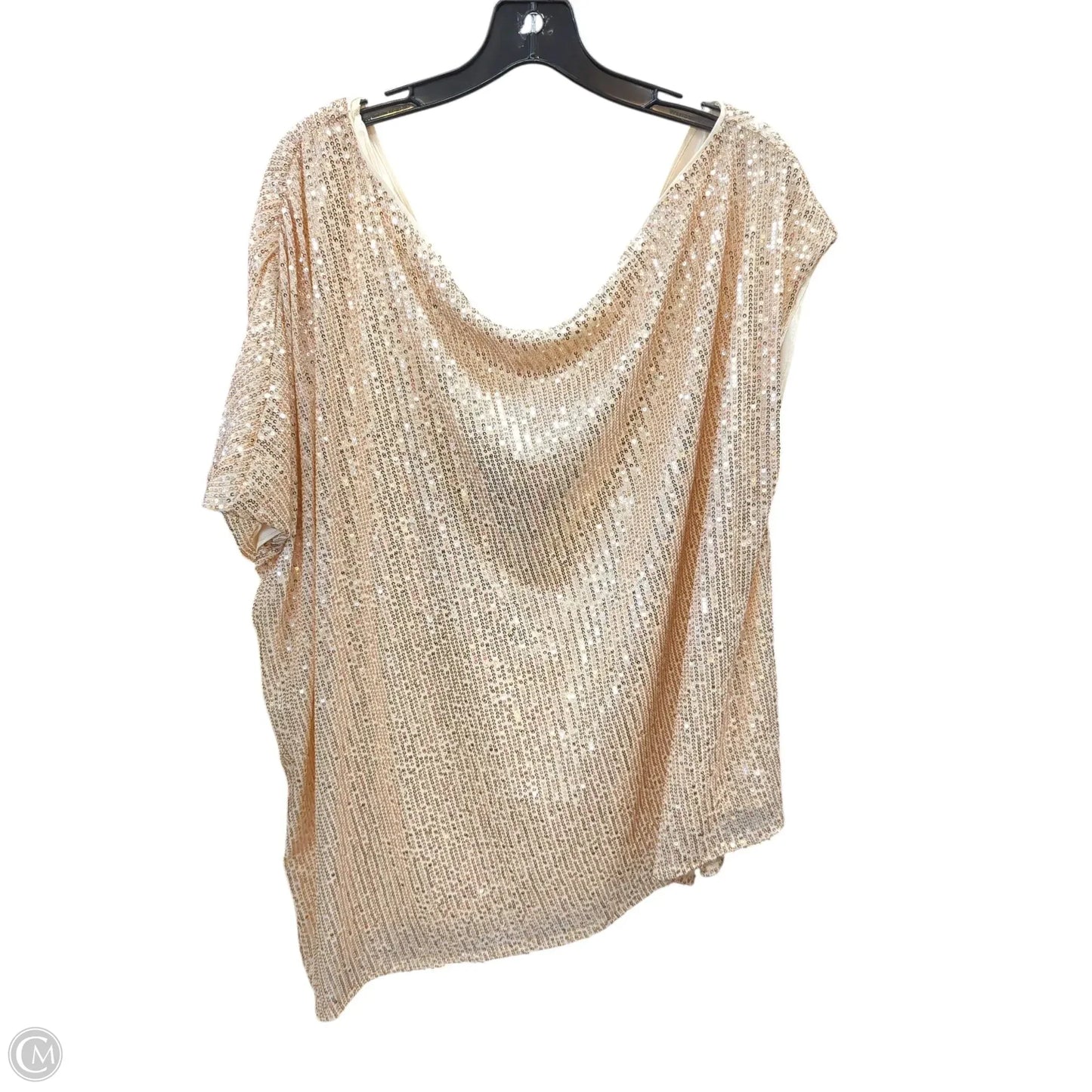 Top Short Sleeve By Torrid In Peach, Size: 3x